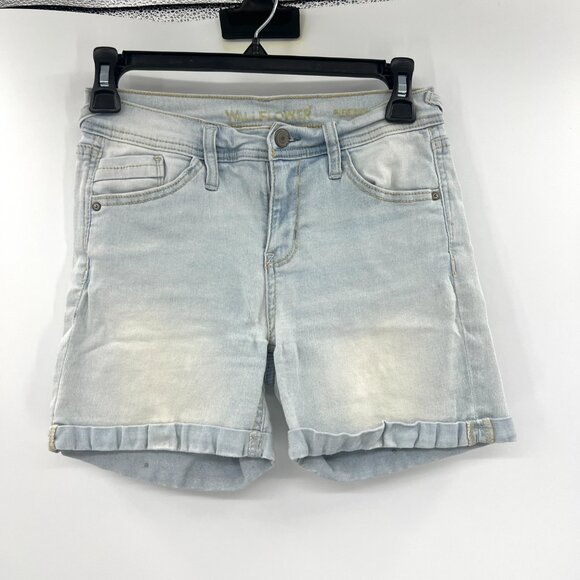 Wallflower Light Wash Denim Shorts Women's 7 - Picture 1 of 4